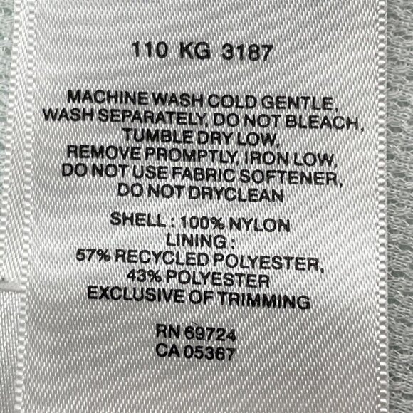 Columbia Hooded Windbreaker Youth Girls (7-8) Nylon Shell Mesh Lining Green - Picture 6 of 14